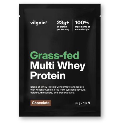 Vilgain Grass-Fed Multi Whey Protein - Čokoláda 30g