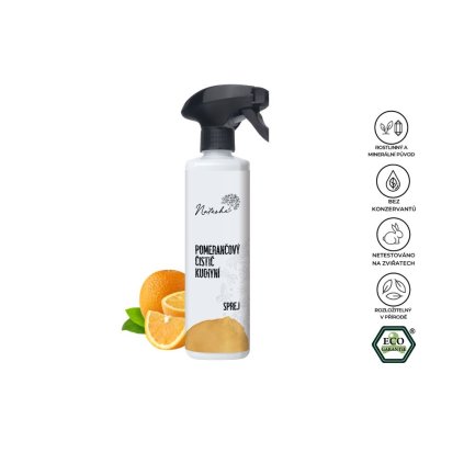 Pomerančový čistič kuchyní sprej 500ml Natasha