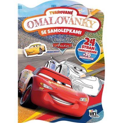 Tvarované omalovánky Auta Jiří Models