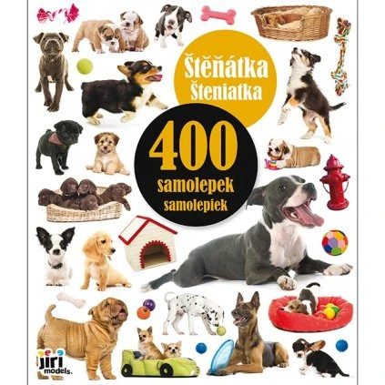 400 samolepek Štěňátka Jiří Models