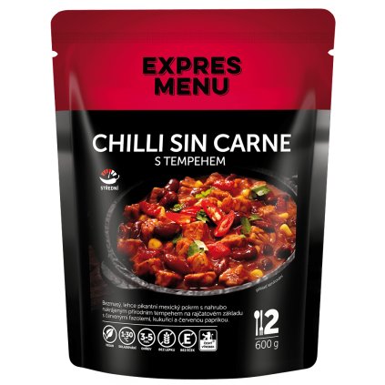 Chilli sin carne s tempehem 600g Expres Menu