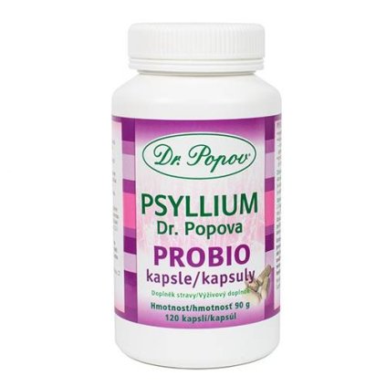 Psyllium PROBIO kapsle 120 ks Dr. Popov
