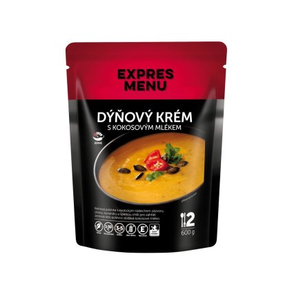 Dýňový krém s kokosový mlékem 600g Expres Menu