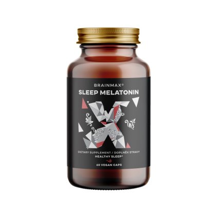 BrainMax Sleep Melatonin, 60 rostlinných kapslí