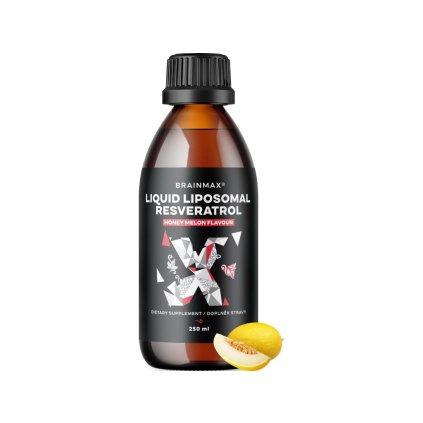 BrainMax Liquid Liposomal Resveratrol, Honey Melon, 200 mg, 250 ml