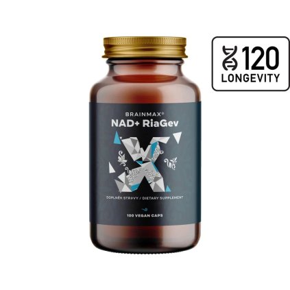 BrainMax NAD+ RiaGev®, 750 mg, 100 rostlinných kapslí