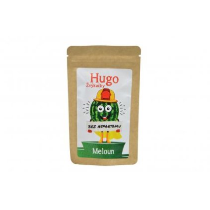 Žvýkačky Meloun bez aspartamu - Hugo 9g