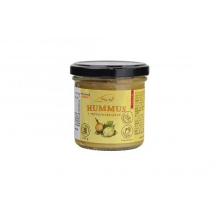 Hummus s pečenou cibulkou - VEGAN - Seneb 140g