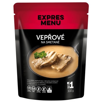 Vepřové na smetaně 300g Expres Menu