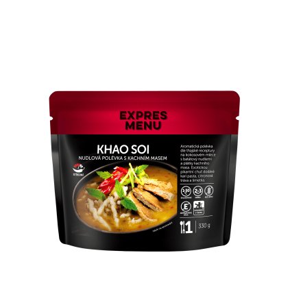 Khao Soi - nudlová polévka s kachním masem 330g Expres Menu