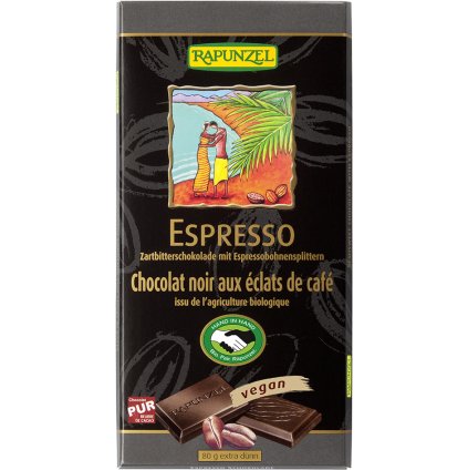 9413 bio horka cokolada espresso rapunzel 80 g