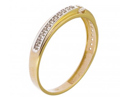 Prsten ze žlutého zlata G930