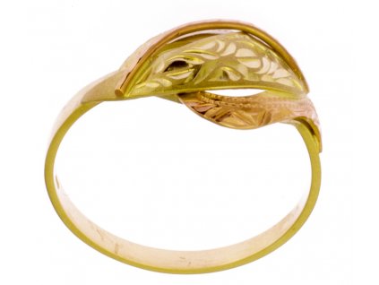 Prsten ze žlutého zlata G928