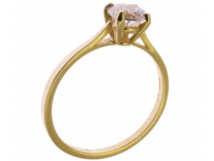 Prsten ze žlutého zlata G949