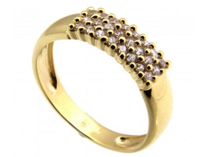 Prsten ze žlutého zlata G100