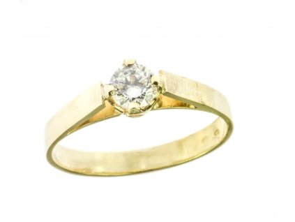 Prsten ze žlutého zlata G549