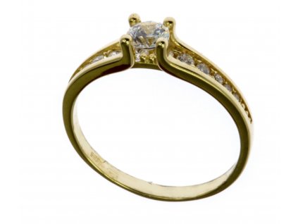 Prsten ze žlutého zlata G599