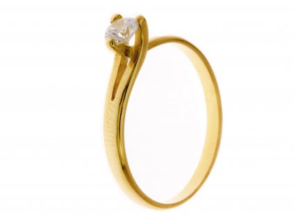 Prsten ze žlutého zlata  G652