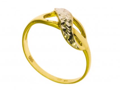 prsten ze zluteho zlata g818