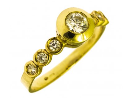 prsten ze zluteho zlata g756a