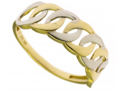 Prsten ze žlutého zlata G861