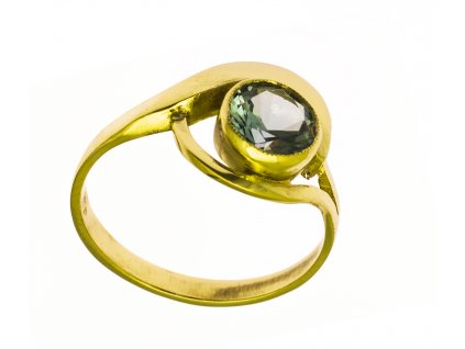 Prsten ze žlutého zlata G868