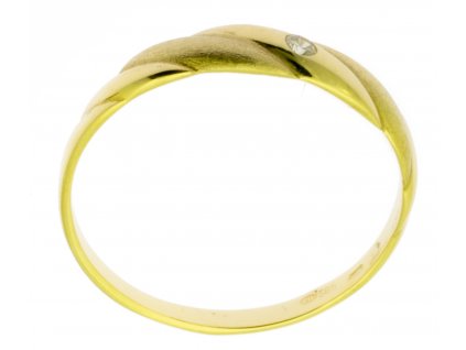 Zlatý prsten ze žlutého zlata G749