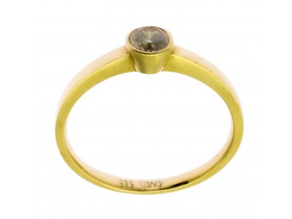 Zlatý prsten ze žlutého zlata G851