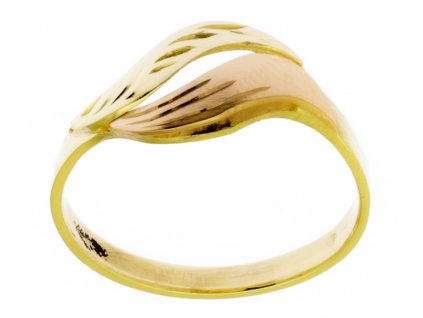 Zlatý prsten ze žlutého zlata G808