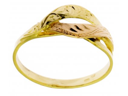 Zlatý prsten ze žlutého zlata G809