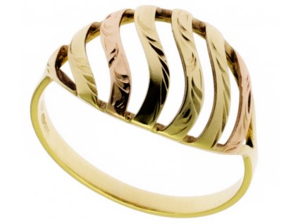 Zlatý prsten ze žlutého zlata G459