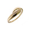 Prsten ze žlutého zlata F010c