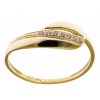 Prsten ze žlutého zlata F010