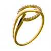 Prsten ze žlutého zlata F008