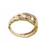 Prsten ze žlutého zlata F018b