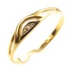 Prsten ze žlutého zlata G393