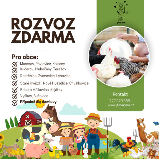 Rozvoz zdarma