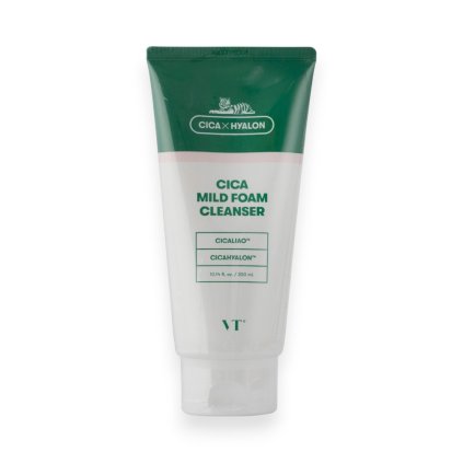 eng pl VT Cosmetics Cica Mild Foam Cleanser Cleansing Face Foam with Asian Centella 300ml 21945 1 Photoroom