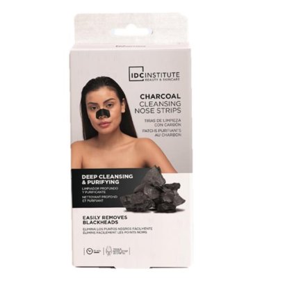 5872 idc institute naplasti proti ciernym bodkam charcoal cleansing nose strips 5 ks