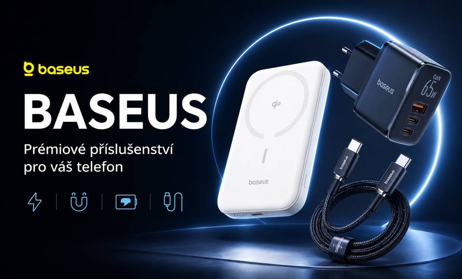 BASEUS – Powerbanky, nabíječky, kabely  a další příslušenství skladem | JHMobil.cz