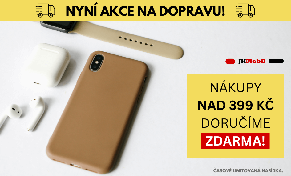 Doprava při nákupu nad 399 zdarma u JHMobil.cz