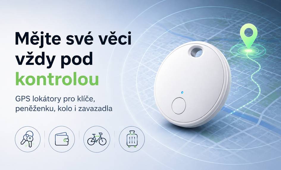 Mějte své věci vždy pod kontrolou! Přesně víte kde je vaše kolo, kabelka, klíče, peněženka nebo zavazadlo - GPS lokátory - skladem u JHMobil.cz