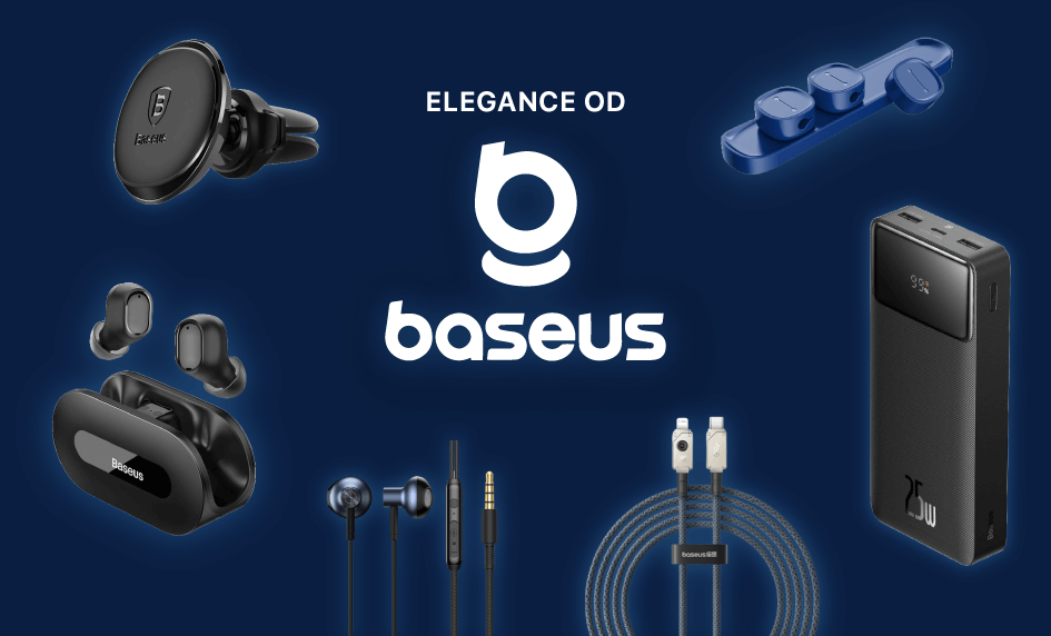 Příslušenství pro mobily od Baseus - kabely, držáky, nabíječky a další - JHMobil.cz