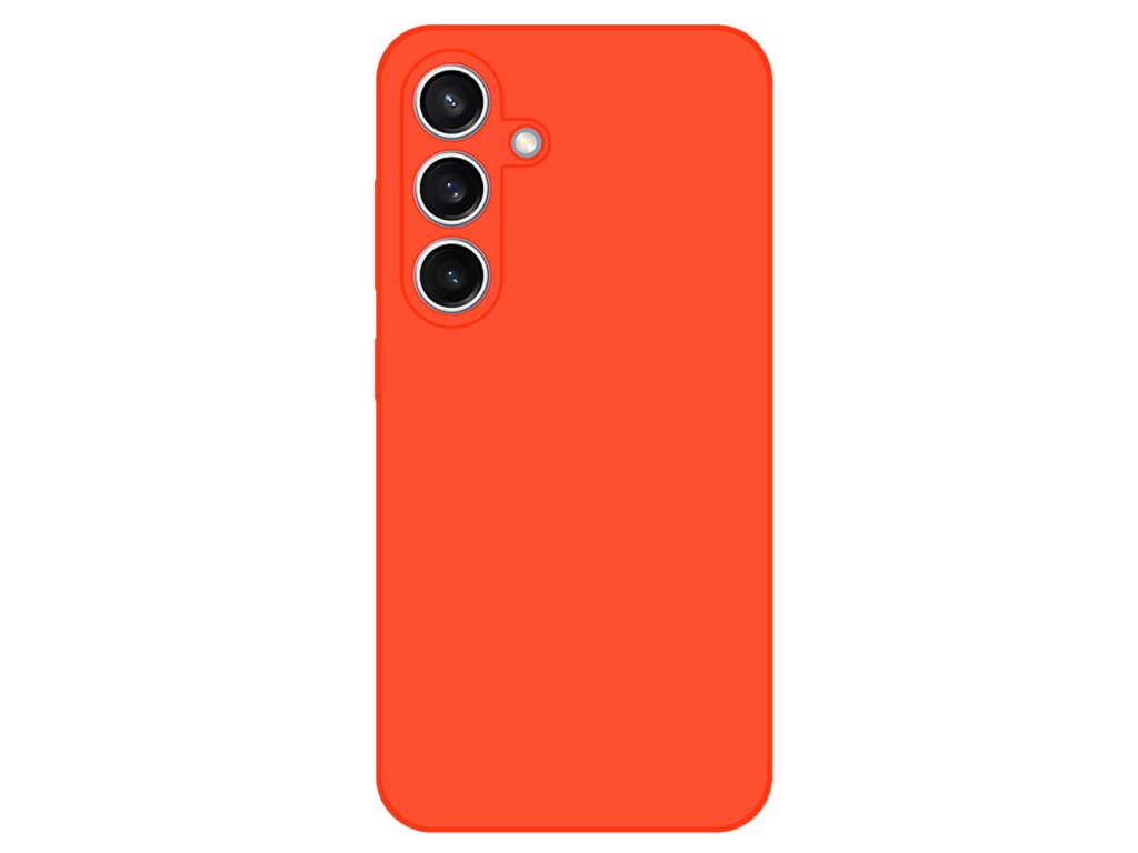 Pouzdro Soft Color Case pro Samsung Galaxy A15 4G / A15 5G oranžové