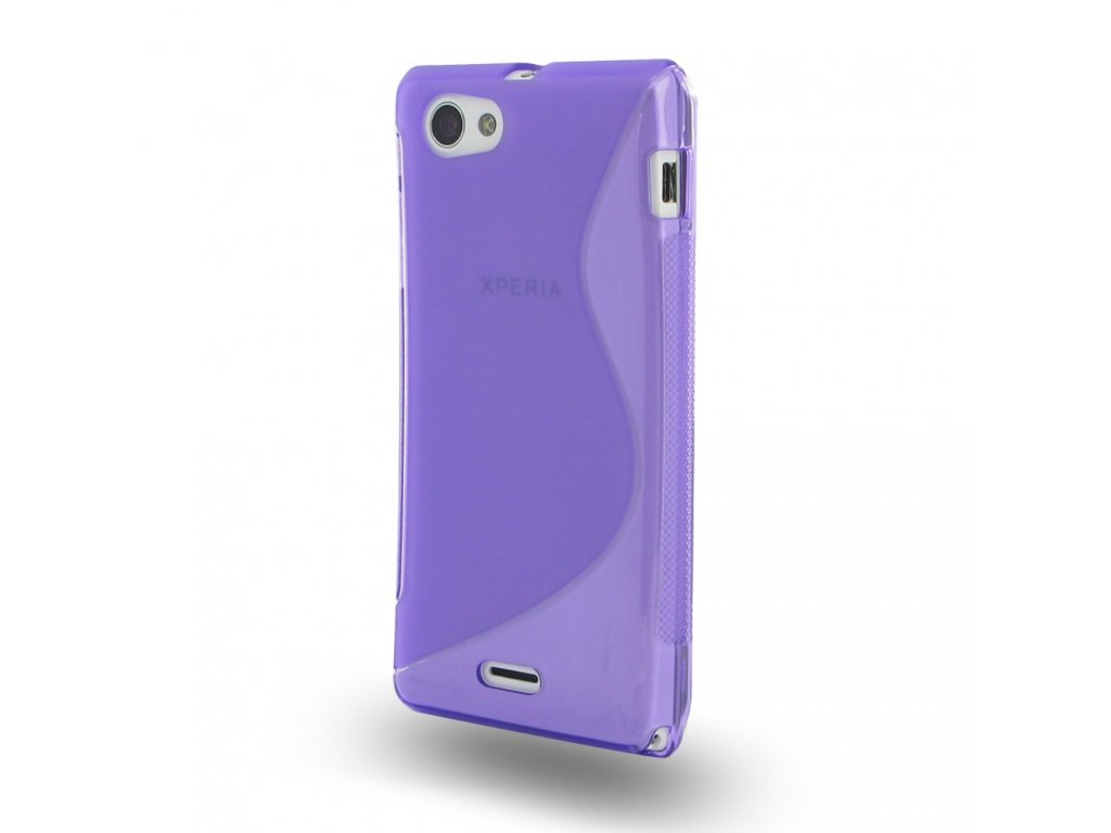 S Case pouzdro Sony Xperia J, ST26i purple