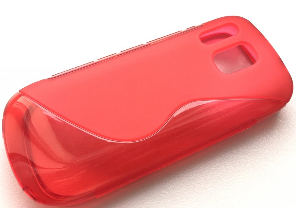 S Case pouzdro Nokia 202 Asha red / červené
