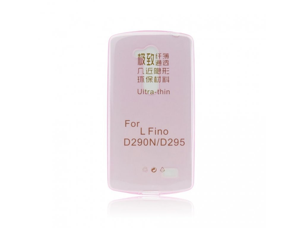 Pouzdro FITTY Ultra Tenké 0,3mm LG L Fino růžové