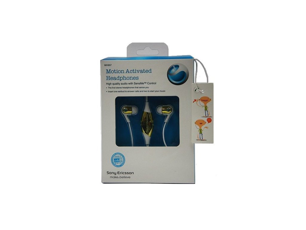 SonyEricsson MH907 stereo headset white / bílý (blister)