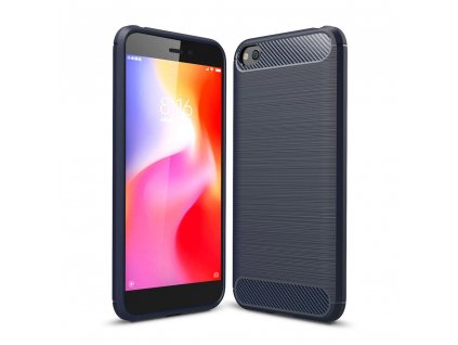 Pouzdro Carbon Case pro Xiaomi RedMi Go modré