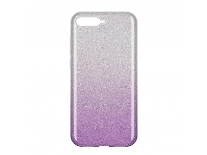 Pouzdro Glitter Case pro Huawei Y6 2018 fialové